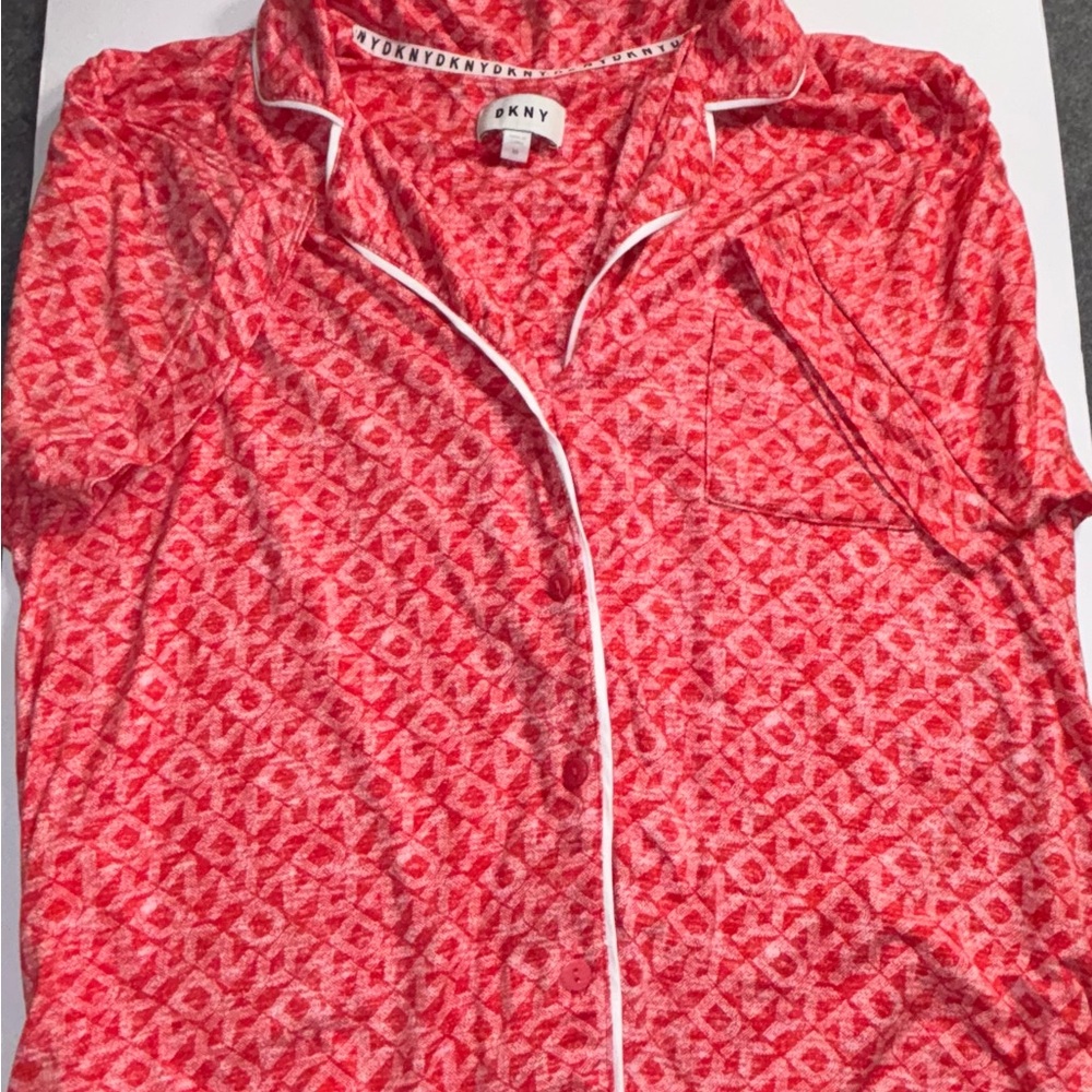 DKNY Red Pajamas Size Medium
